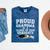 Proud Grandma Graduation Class Of 2018 Graduate Mineral Wash Tshirts Mineral Navy