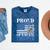 Proud Grandpa Of a State Trooper Police Officer Graduation Mineral Wash Tshirts Mineral Navy