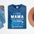 Proud Mama Of 5th Grade Graduate 2024 Elementary Graduation Mineral Wash Tshirts Mineral Navy