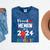 Proud MEMAW Of 2024 Pre-K Graduation Graduate Senior 2024 Mineral Wash Tshirts Mineral Navy