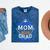 Proud Mom Of A 2018 Graduate Graduation Grad Mineral Wash Tshirts Mineral Navy