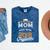 Proud Mom Of 2018 Graduate Shirt Graduation Grad Class Mineral Wash Tshirts Mineral Navy