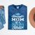 Proud Mom Of a Class Of 2021 Senior Graduate Graduation Mineral Wash Tshirts Mineral Navy