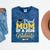 Proud Mom Of A Class Of 2026 Graduate Senior Gold Graduation Mineral Wash Tshirts Mineral Navy