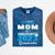 Proud Mom Of Kindergarten Graduate 2023 Graduation Mom Mineral Wash Tshirts Mineral Navy