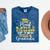 Proud Mom Of Two 2024 Graduate Class 2024 Graduation Family Mineral Wash Tshirts Mineral Navy