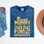 Proud Mommy Of A 2026 College Graduate Shirt Graduation Mineral Wash Tshirts Mineral Navy