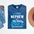 Proud Nephew Of 3rd Grade Graduate 2023 Graduation Family Mineral Wash Tshirts Mineral Navy