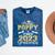 Proud Poppy Of Two 2023 Graduate Class 2023 Graduation Mineral Wash Tshirts Mineral Navy