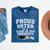 Proud Sister Of A Grad Class Of 2018 Graduation Apparel Mineral Wash Tshirts Mineral Navy