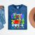 Proud Step-Dad Of 2023 Pre-K Graduate Fathers Day Graduation Mineral Wash Tshirts Mineral Navy