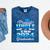 Proud Uncle Of Two 2024 Graduate Class 2024 Graduation Mineral Wash Tshirts Mineral Navy