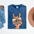 Retro Cassette Tape For 80s & 90s Nostalgia Mineral Wash Tshirts Mineral Navy
