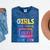 Retro Girls Just Wanna Have Fun Nostalgia 1980s 80's Premium Tri-Blend Mineral Wash Tshirts Mineral Navy
