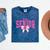Retro Senior 2026 Class Of 2026 Coquette Pink Bow Graduation Mineral Wash Tshirts Mineral Navy
