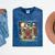 Retro Tech Stack 80s 90s Nostalgia Analog Devices Mineral Wash Tshirts Mineral Navy