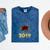 Senior 2019 Graduation Shirt Burgundy Gold Class Colors G23 Mineral Wash Tshirts Mineral Navy