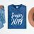 Senior 2019 Shirt Graduation For Adult Men Mineral Wash Tshirts Mineral Navy