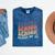 SENIOR 2023 Retro Class Of 2023 Seniors Graduation 23 Hippie Mineral Wash Tshirts Mineral Navy