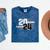 Senior 2024 Graduation Class Of 2024 Senior Women Boy Girl Mineral Wash Tshirts Mineral Navy