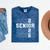 Senior 2026 Class Of 2026 Seniors Graduation 2026 Senior 26 Mineral Wash Tshirts Mineral Navy