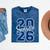 Senior 2026 Graduation Varsity Navy Blue On The Back Mineral Wash Tshirts Mineral Navy
