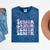 Senior 2027 Class Of 2027 Coquette Pink Bow Graduation 2027 Premium Tri-Blend Mineral Wash Tshirts Mineral Navy