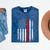 Senior Class Of 2026 Patriotic American USA Flag Graduation Mineral Wash Tshirts Mineral Navy