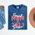 Senior Graduation Class Of 2023 Proud Mom Of 2023 Senior Mineral Wash Tshirts Mineral Navy