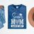 Senior Mom Class Of 2027 Senior Mama 2027 Graduation Mineral Wash Tshirts Mineral Navy