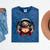 Serene Music Enthusiast With Headphones Introvert Cute Boy Mineral Wash Tshirts Mineral Navy