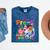 So Long Prek Pre-K Graduation Graduate Unicorn Kids Girls Mineral Wash Tshirts Mineral Navy