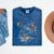 Splash Water Frutiger Aero Y2K Style Clownfish Premium Mineral Wash Tshirts Mineral Navy