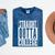 STRAIGHT OUTTA COLLEGE Graduation 2019 Her Him Women Mineral Wash Tshirts Mineral Navy
