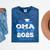 Super Proud OMA Of 2025 Graduate Senior Graduation Family Mineral Wash Tshirts Mineral Navy