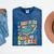 i Survived My Daughter's Bachelors Degree Groovy Graduation Mineral Wash Tshirts Mineral Navy
