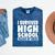 I Survived High School Class Of 2018 Graduation Mineral Wash Tshirts Mineral Navy