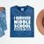 I Survived Middle School Class Of 2018 Graduation Mineral Wash Tshirts Mineral Navy