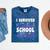 I Survived Nursing School Class Of 2025 New Nurse Graduation Mineral Wash Tshirts Mineral Navy