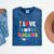 Teens Graduation I Heart My Teacher I Love My Teachers Mineral Wash Tshirts Mineral Navy