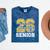 Twenty 2026 Class Of 26 Seniors Back To School Graduation Mineral Wash Tshirts Mineral Navy