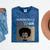 Unapologetically MSW-Ish Student Graduation Afro Mineral Wash Tshirts Mineral Navy