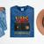 VHS Tape Nostalgia Old School Technology Humor Mineral Wash Tshirts Mineral Navy
