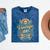 Vintage 1981 Retro Badge Nostalgia Eighties Compass Skull Mineral Wash Tshirts Mineral Navy