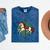 Vintage Carousel Horse Merry Go Round Nostalgia Art Premium Mineral Wash Tshirts Mineral Navy