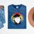 Vintage Graduation Gnome Mineral Wash Tshirts Mineral Navy