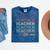 Vintage Teacher Established 2018 Graduation Men Mineral Wash Tshirts Mineral Navy