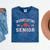 Weightlifting Senior 2024 Graduation Mineral Wash Tshirts Mineral Navy