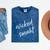 Wicked Smaht Boston Accent Graduation Mineral Wash Tshirts Mineral Navy
