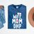 Wife Mom DNP Doctor Of Nursing Practice Graduation Mineral Wash Tshirts Mineral Navy